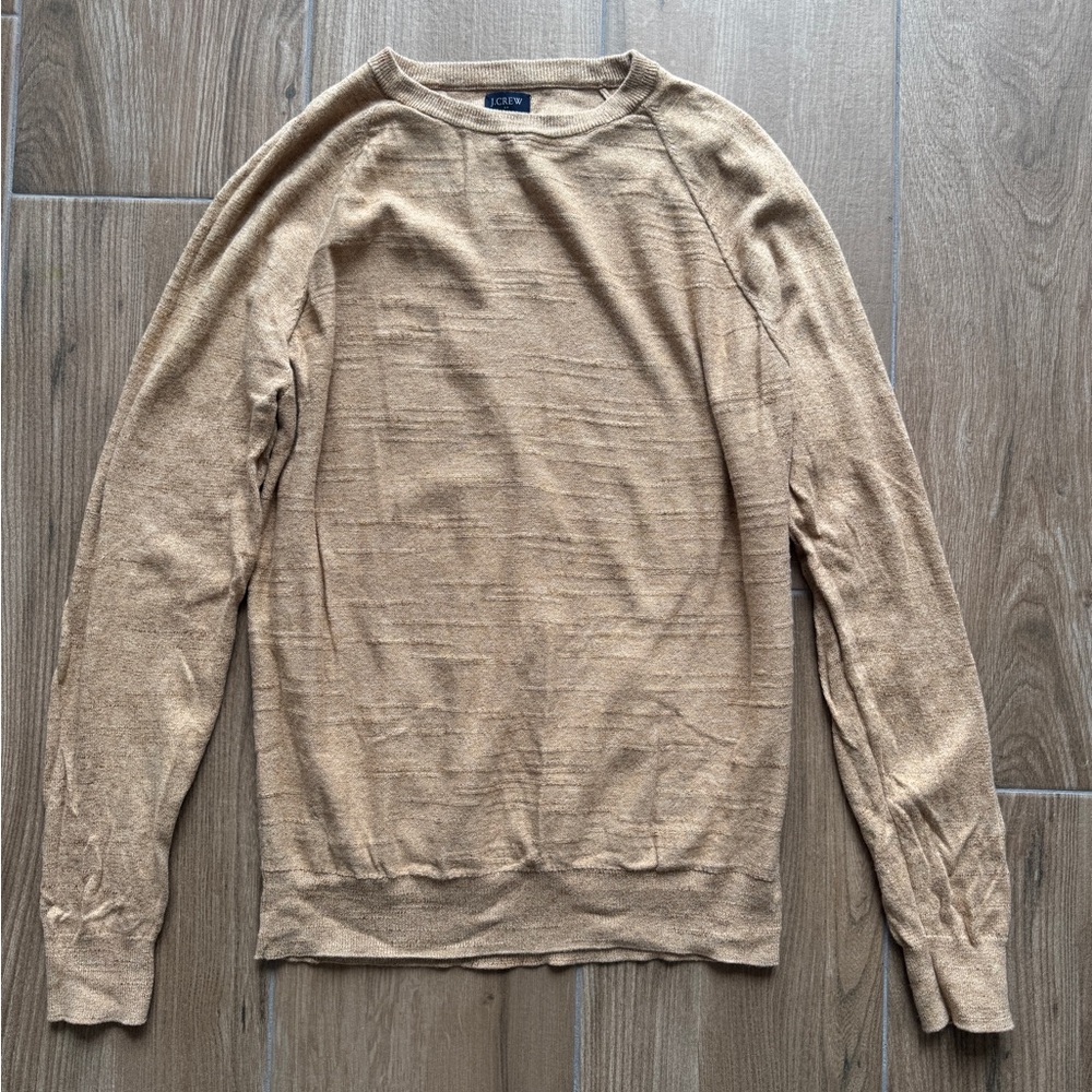 J. Crew Tan Cotton Sweater
